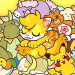 Rockie and Plushies Rockie and Plushies