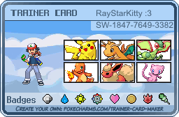 Trainer Card!